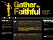 Tablet Screenshot of gatherthefaithful.net
